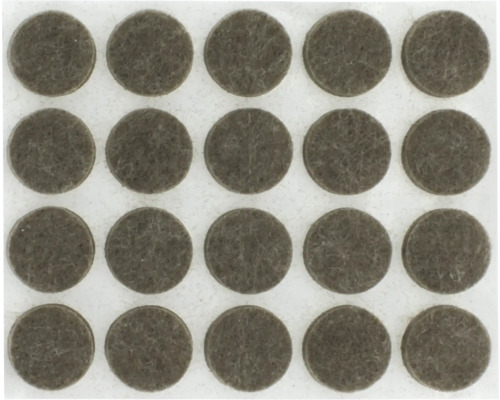 Patins en feutre autocollants, 20 pièces