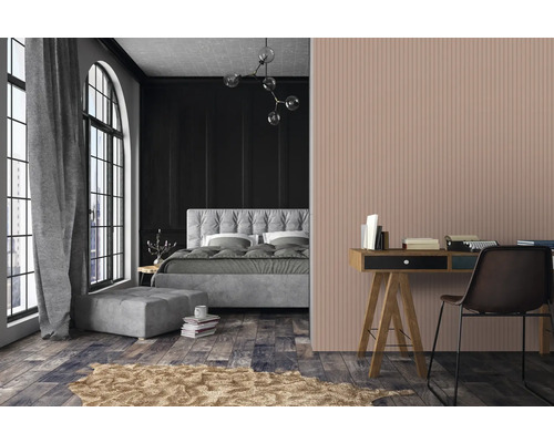 Chambre à coucher avec lit, fenêtre, bureau et chaise