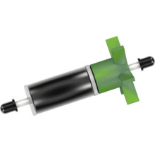 Rotor de remplacement avec cylindre magnétique et turbine verte pour pompes de bassin.
