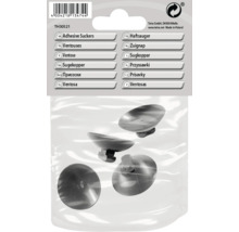 Jeu de 4 ventouses dans un emballage.