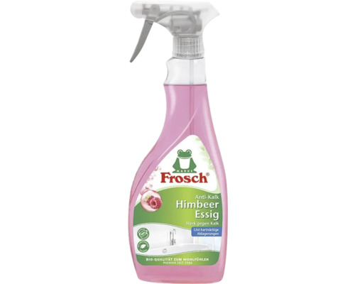Himbeer-Essig Anti-Kalk Frosch Sprühflasche 0,5 L Frosch Anti Kalk Himbeer Essig in Sprühflasche