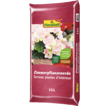 Terreau pour plantes d'intérieur FloraSelf, sac de 15 litres