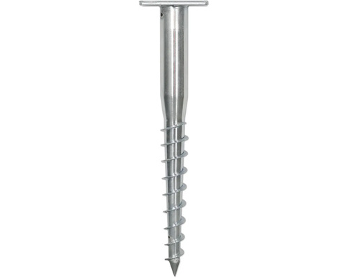 Erdanker aus Metall mit Gewinde