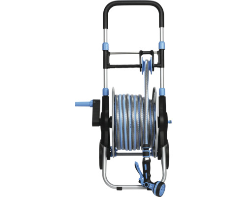 Gartenschlauchwagen mit Schlauch und Spritzpistole