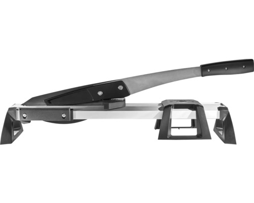 Coupe-stratifié avec levier et cadre en aluminium pour des coupes précises.