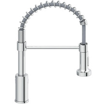 Robinet de cuisine avec ressort spiralé