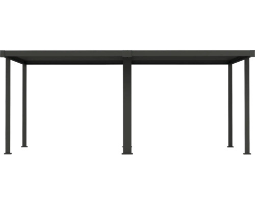 Überdachter Pavillon mit Stahlrahmen