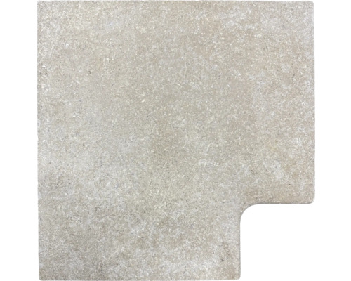 Fliese mit abgerundeter Ecke