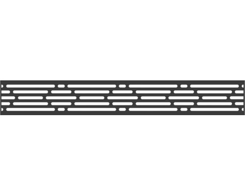 Grille de design avec motif à fentes horizontales.