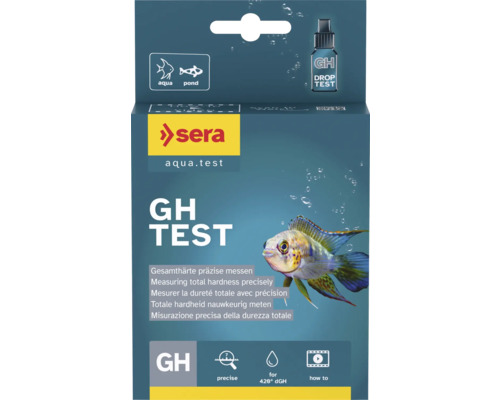 Sera GH Test zur Bestimmung der Gesamthärte im Aquarium