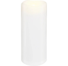 Weisse LED Kerze aus Wachs