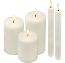 Verschiedene LED-Kerzen im Set