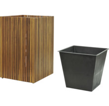 Holz-Pflanzkasten mit Kunststoffeinsatz