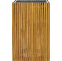 Blumenkübel aus Holzlatten