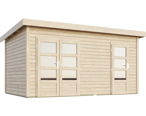 Holzgartenhaus mit zwei Türen