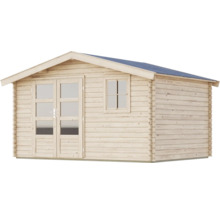 Abri de jardin en bois avec fenêtre et porte double