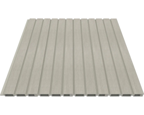 Panneau en plastique avec assemblage rainure et languette