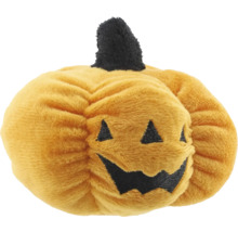 Plüschkürbis mit Gesicht zum Thema Halloween