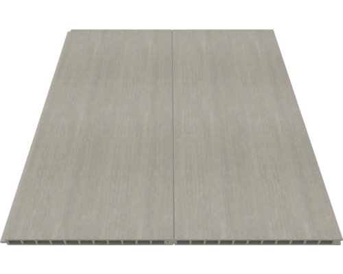 Deux panneaux en plastique