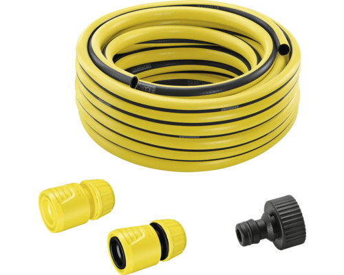 Kärcher Kit de tuyau pour nettoyeur haute pression 10 m Set de tuyau d'arrosage Kärcher avec tuyau, raccord et pièce de raccordement