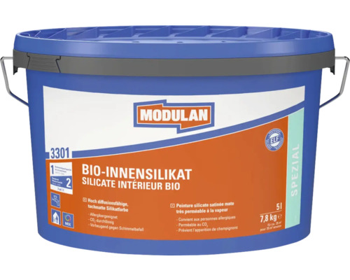 Seau de peinture silicatée d'intérieur adaptée aux personnes allergiques