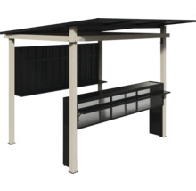 Pavillon mit Dach und Theke