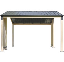 Pavillon de jardin en métal avec toit