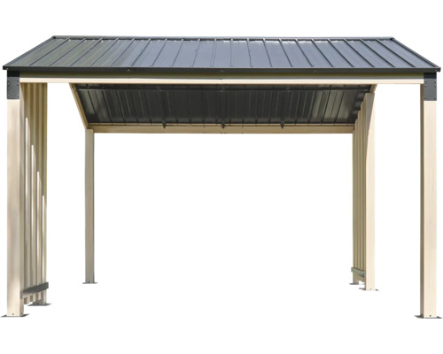 Pavillon de jardin en métal avec toit
