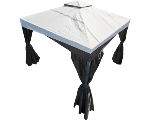 Tente de réception avec parois latérales en tissu