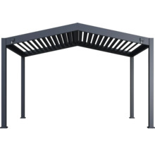 Pergola avec toit à lamelles pour le jardin
