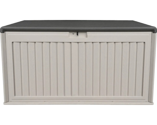 Coffre de rangement en plastique avec couvercle