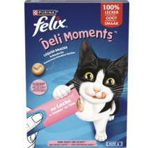 Felix Deli Moments Katzensnack mit Lachs, 4 mal 10 Gramm