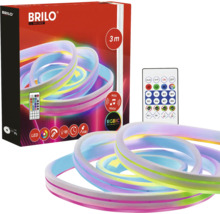 Bande néon LED RGBIC Brilo 3 mètres avec télécommande et capteur de musique