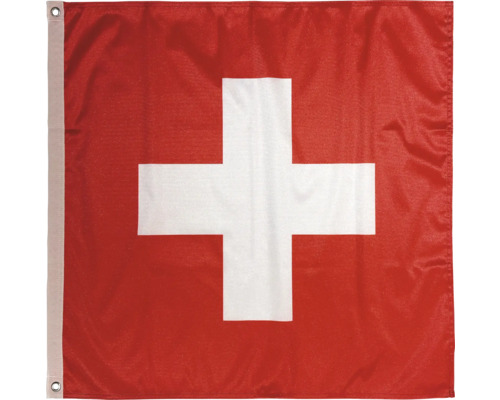 Schweizer Flagge mit weissem Kreuz auf rotem Grund