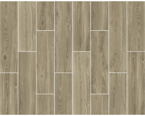 Pose de carreaux de sol aspect bois