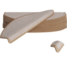 Marches d'escalier en textile empilées