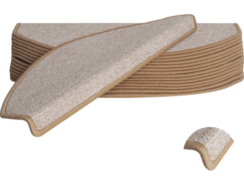 Marches d'escalier en textile empilées