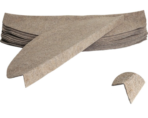 Coin en feutre comme protection des bords