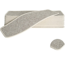 Set de nez de marche avec surface textile et bords festonnés