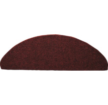 Halbrunde Stufenmatte aus Textil