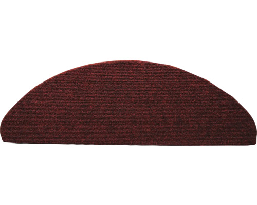 Halbrunde Stufenmatte aus Textil