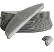 Tapis d'escalier en matière textile empilés