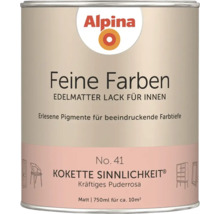 Boîte de laque Alpina Feine Farben pour intérieur, couleur Kokette Sinnlichkeit, 750 ml
