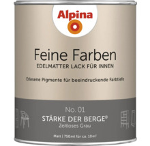 Alpina Feine Farben, pot de laque satinée pour intérieur, couleur Force des montagnes