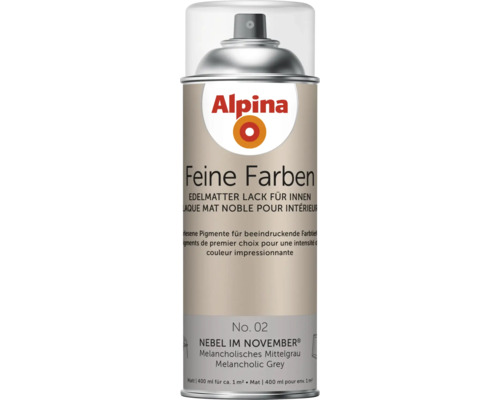 Alpina Feine Farben Laque en aérosol Nebel im November, extra mat, 400 ml
