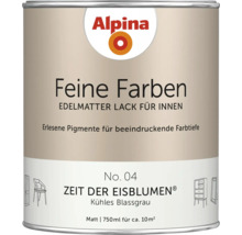 Alpina Feine Farben, peinture laque pour intérieur, couleur Zeit der Eisblumen, pot de 750ml