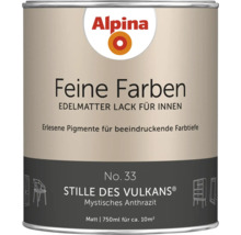 Alpina Feine Farben Lack für Innen, Farbton Stille des Vulkans, 750 ml