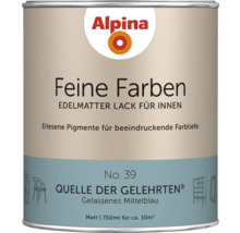 Alpina Feine Farben Lack für Innenräume, edelmatt, 750 ml, Farbton Quelle der Gelehrten