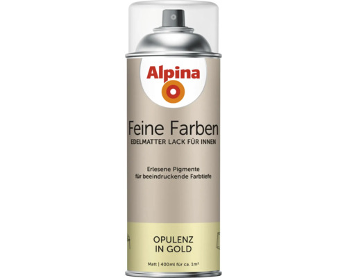 Alpina Sprühlack Feine Farben Opulenz in Gold, matt, 400ml