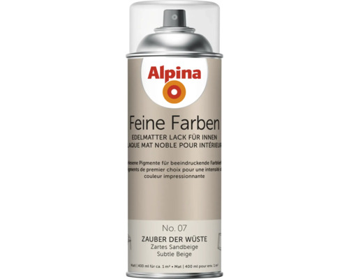 Bombe de laque Alpina Feine Farben avec 400 ml de contenu pour l'intérieur